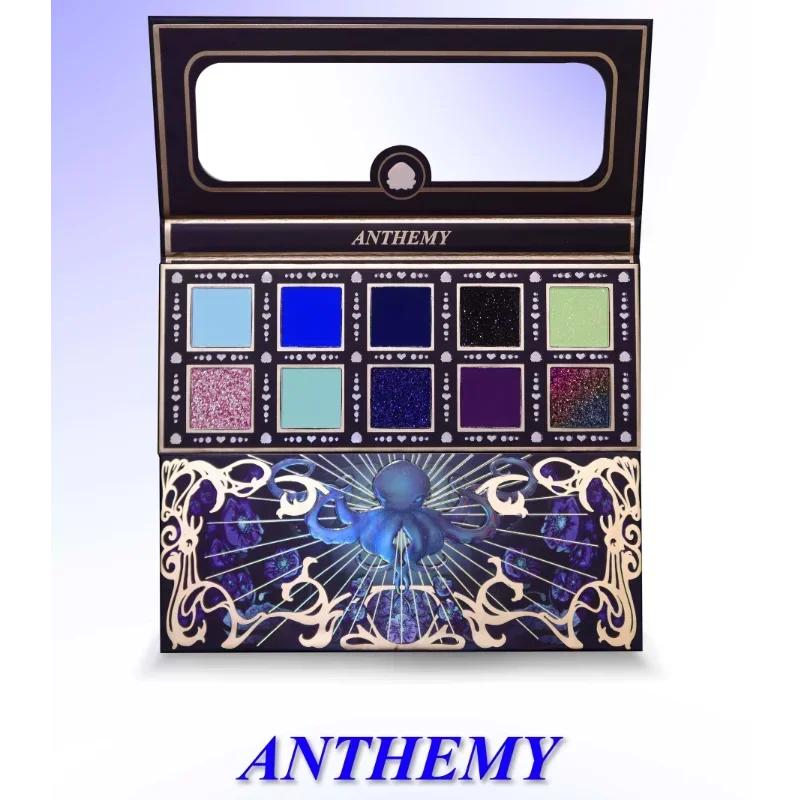 

Anthemy Chameleon 10-Color Eyeshadow Palette Matte Shimmer Waterproof Long-Lasting Shiny Metal Eye Shadow Korea Makeup Cosmetics