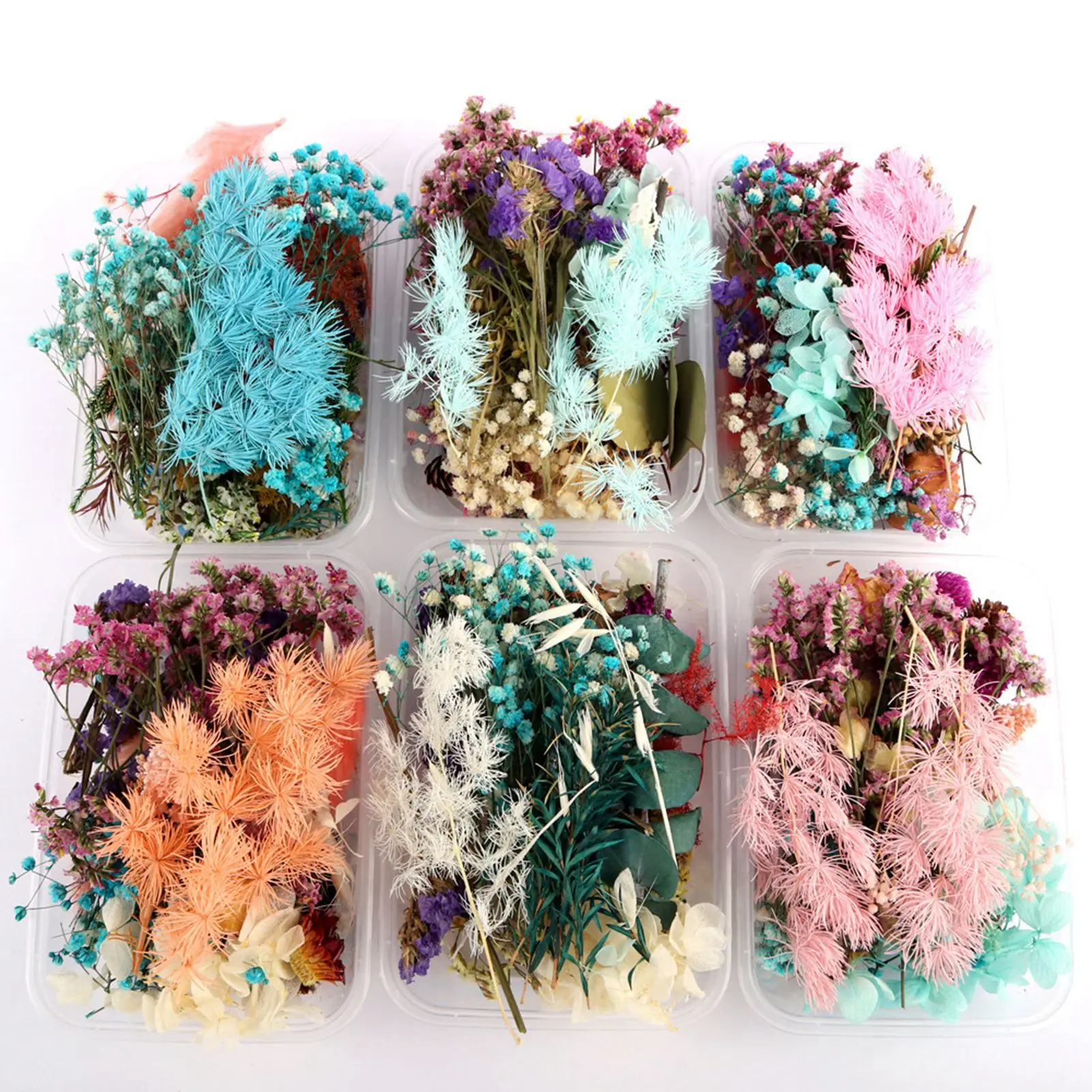 Dried Flowers Handmade DIY Material Pack Natural Eternal Flower Valentine's Day Gift Bouquet - Style Random