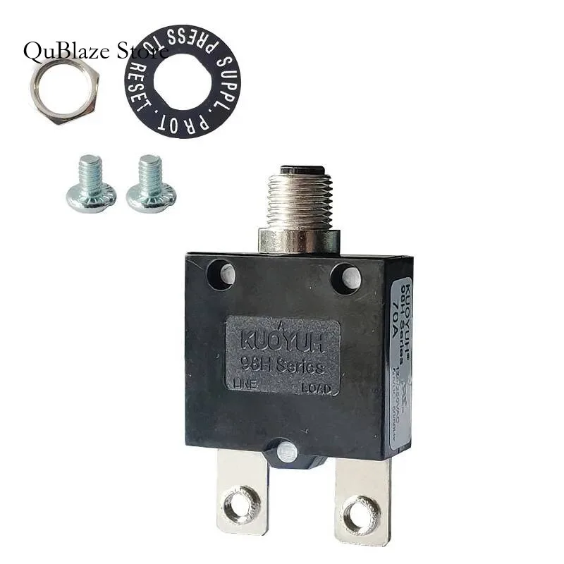 2 PCS A Pack Kuoyuh Electronic 98H Series 40A 50A 60A 70A 80A Auto Recloser Disyuntor Thermal Protector Circuit Breaker