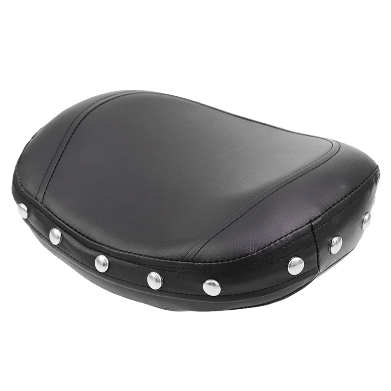 Universal Motorcycle Rear Sissy Bar Backrest Cushion Pad Fit For Honda Yamaha Harley Sportster Touring Bobber Chopper Cruiser
