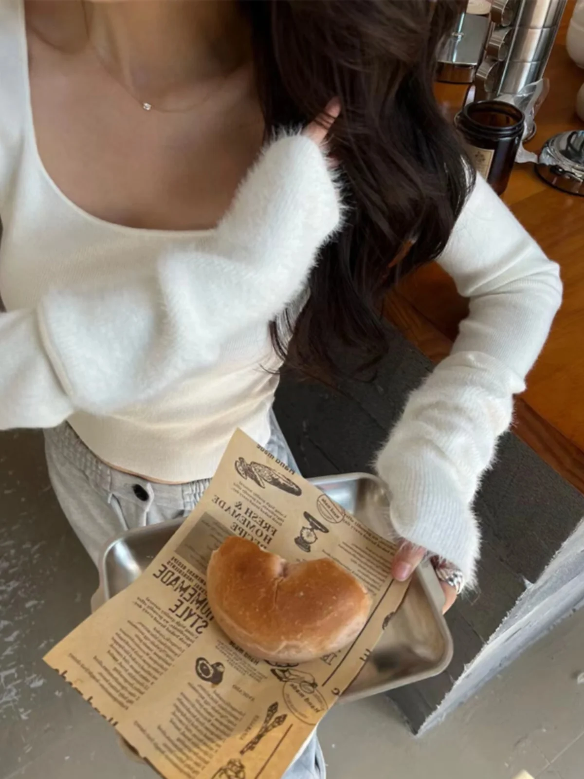 

Sweaters Jumpers Pullovers Womens Elegant Woman Sweater Knittedwear Mock Two-Pieces Christmas Holiday Festival Professional Warm