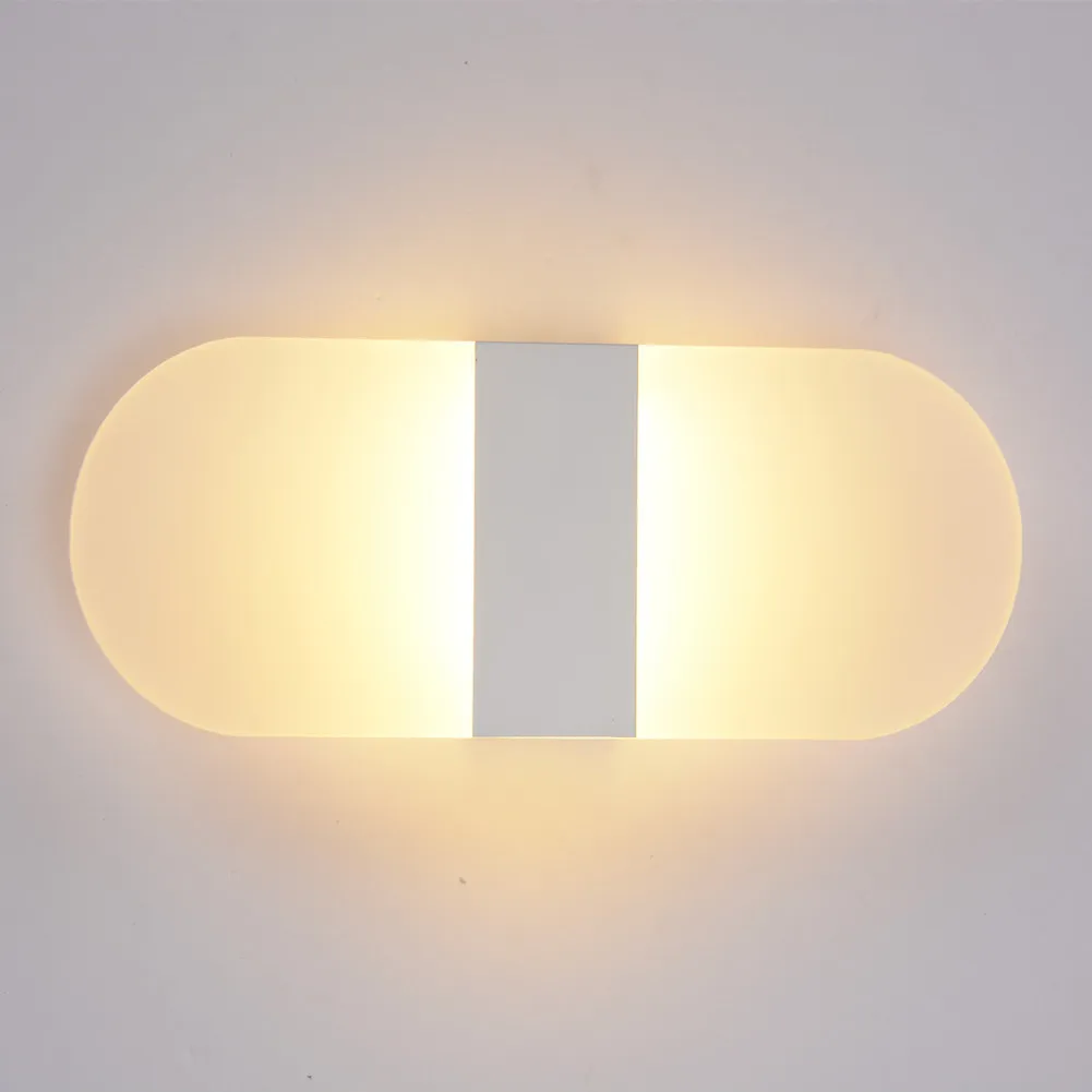 3W Led Wall Lamp Acrylic Piano Key Round Corner Wall Light for Corridor Aisle 85-265V Indoor Lighting