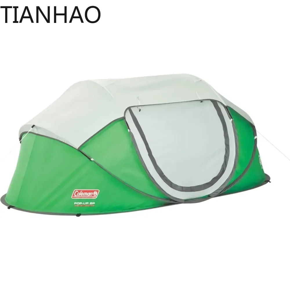 high quality Pop-Up Camping Tent with Instant Setup, 2/4 Person Tent Sets Up in 10 Seconds with Pre-Assembled Poles, Adjustable