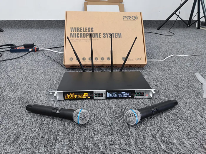 TURE DIVERSITY 640-689MHz karaoke singer Cordless uhf  performance stage sound system wireless microphone system professional