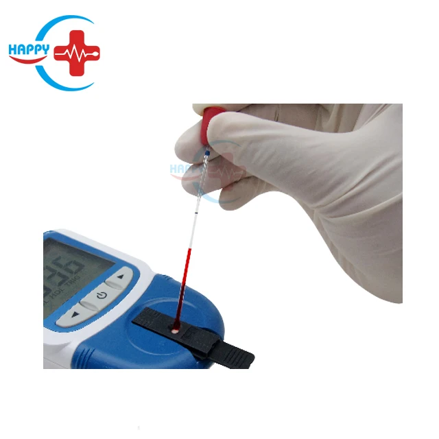 HC-B023C Hot Sale Fast Read Handheld cholesterol test meter lipid analyzer cholesterol meter