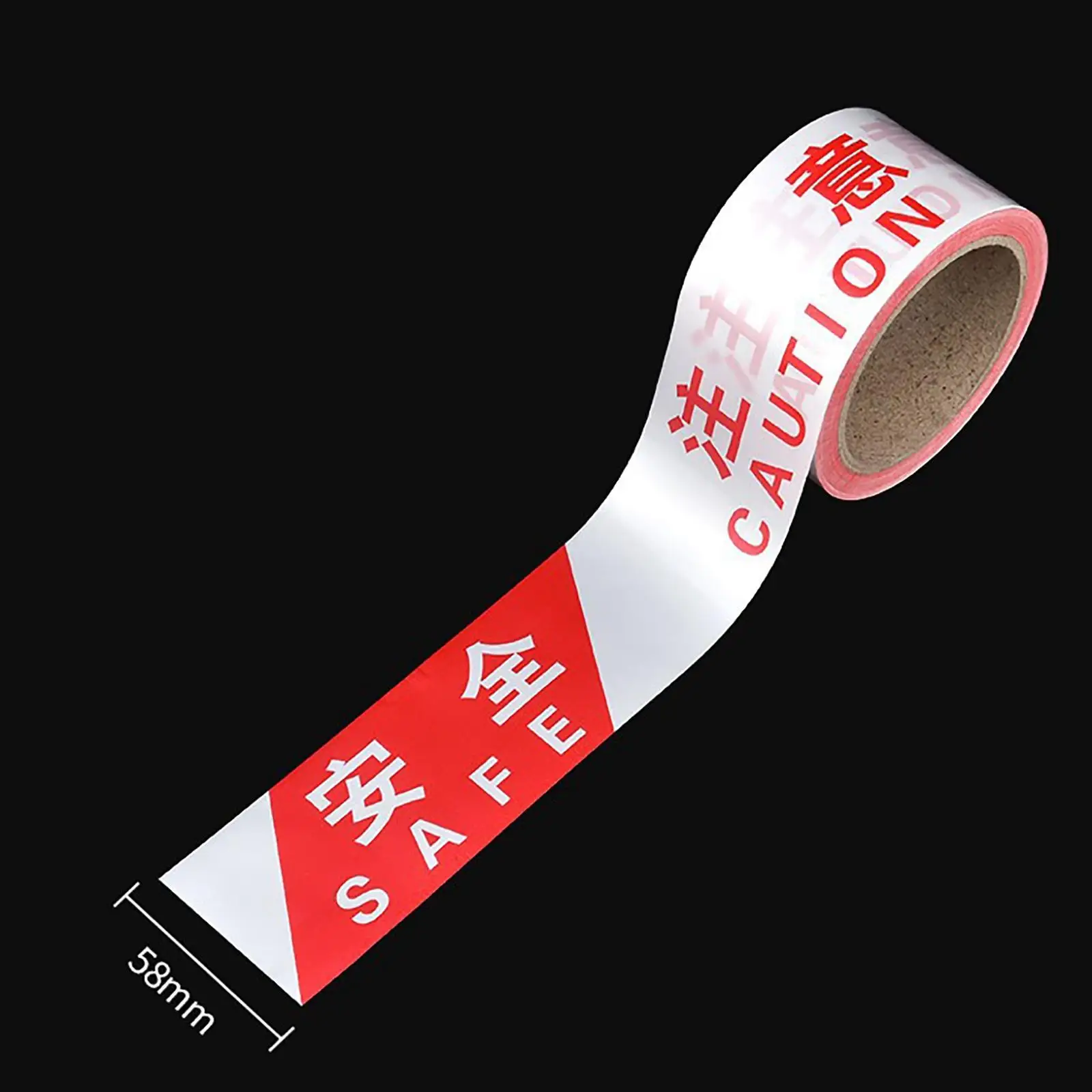 Tape, Hazard Warning Tape, 328ft Line Waterproof Tear Resistant for Use Danger Zones Workplace