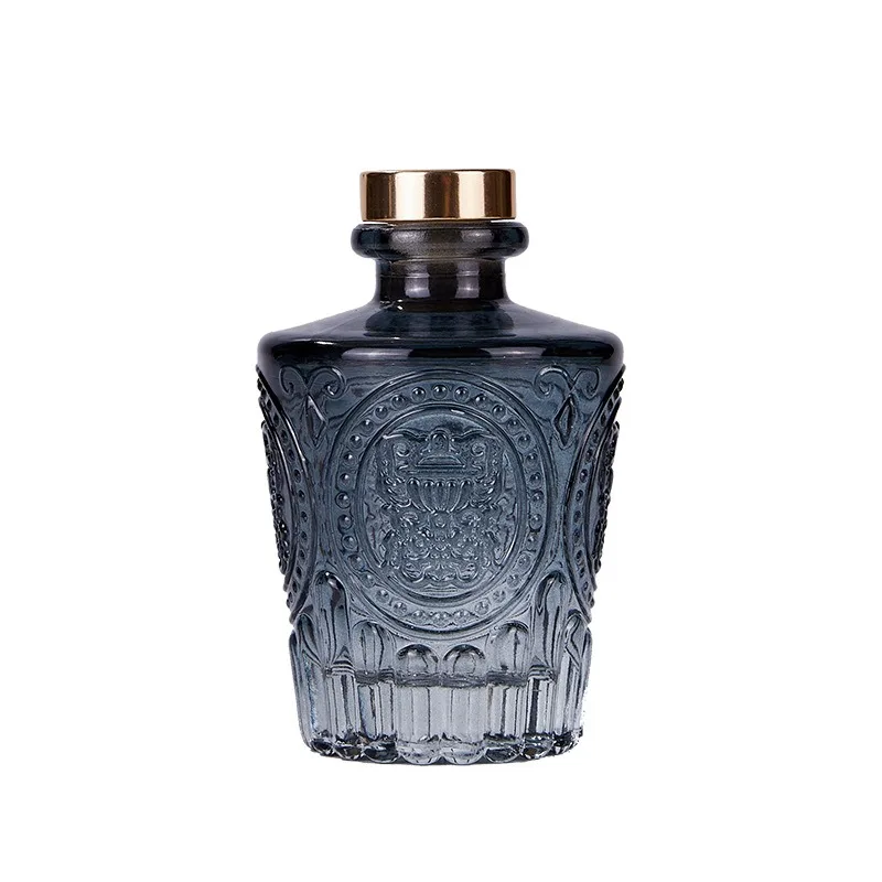 مجموعة ناشرات روطان ريد منقوشة، زخرفة عطرية منزلية مزخرفة مع أعواد طبيعية، معطر هواء للعلاج العطري لغرفة النوم #6