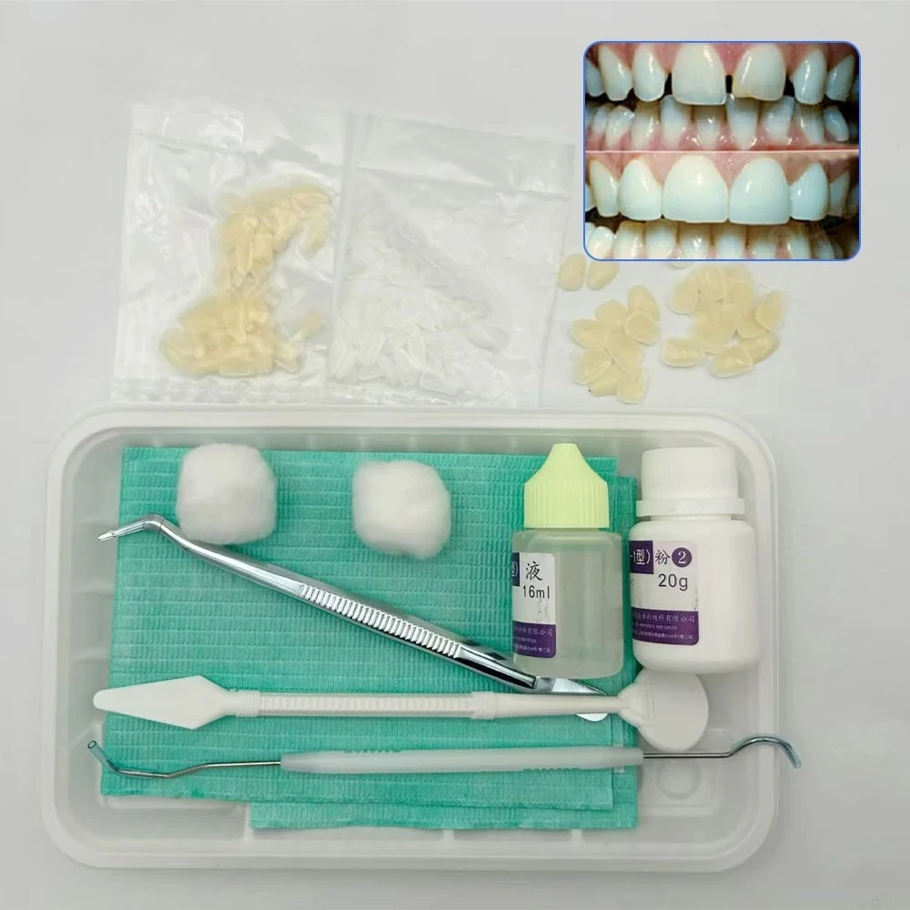 Full Mouth Self-adhesive Ultra-thin Temporary Veneers – Resin Teeth Whitening Crowns for Practice