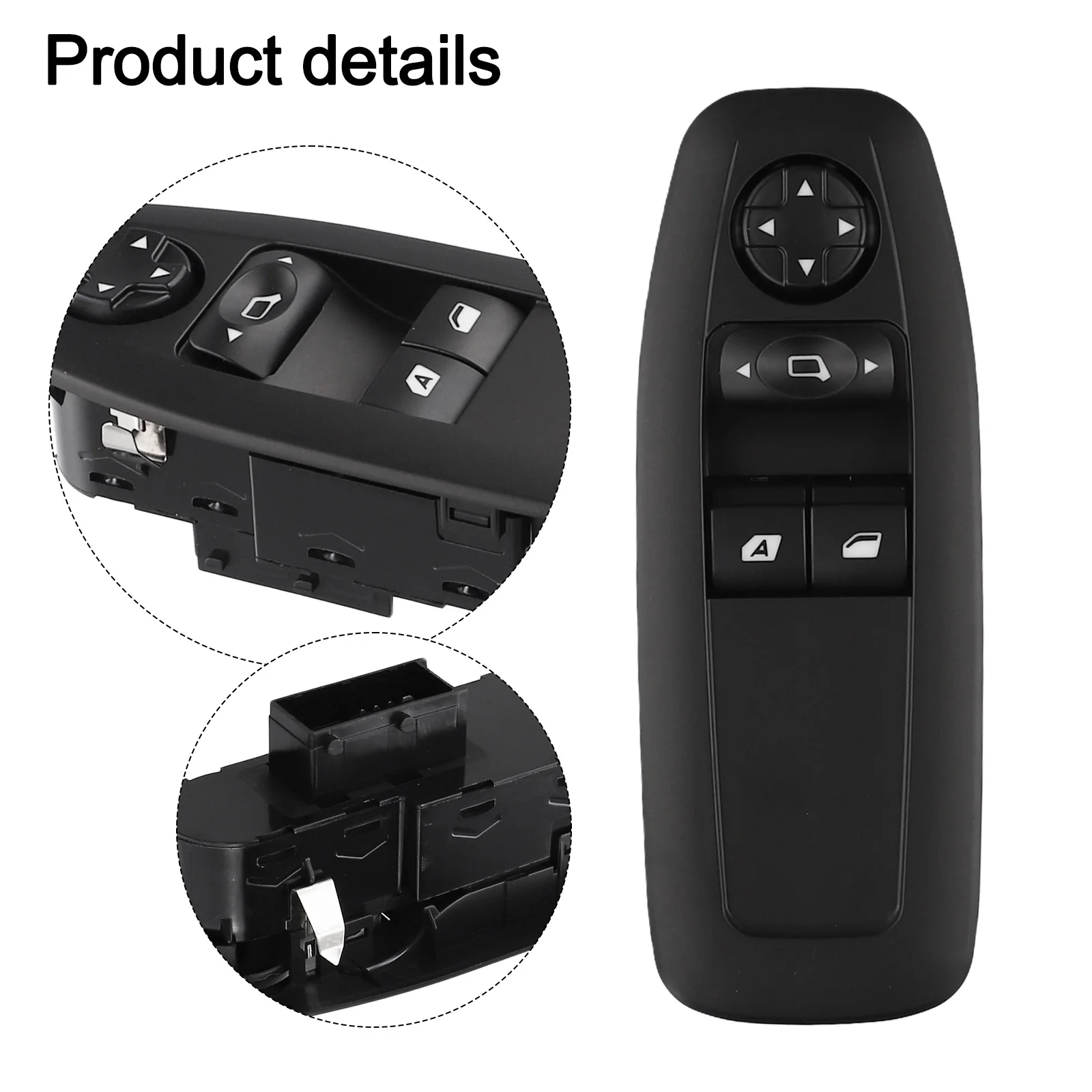 

Кнопка управления стеклоподъемником (левая передняя) для Peugeot 208, 2008, 3008, 5008 (2018 г.в.), высококачественные аксессуары для интерьера