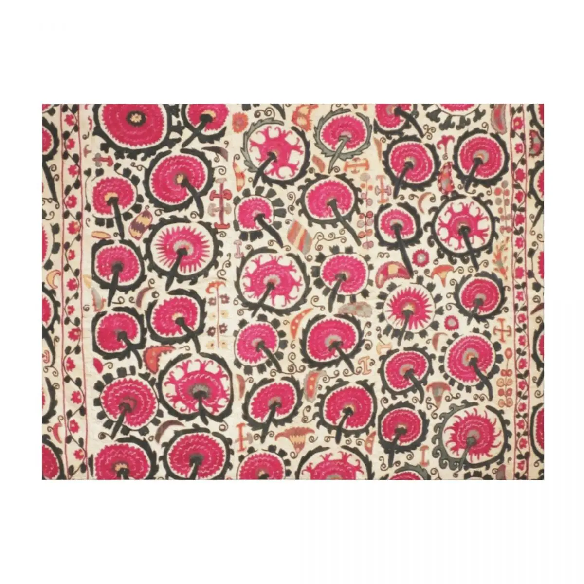 Винтажное богемное одеяло Suzani 24, индивидуальный подарок, многофункциональные мягкие большие одеяла