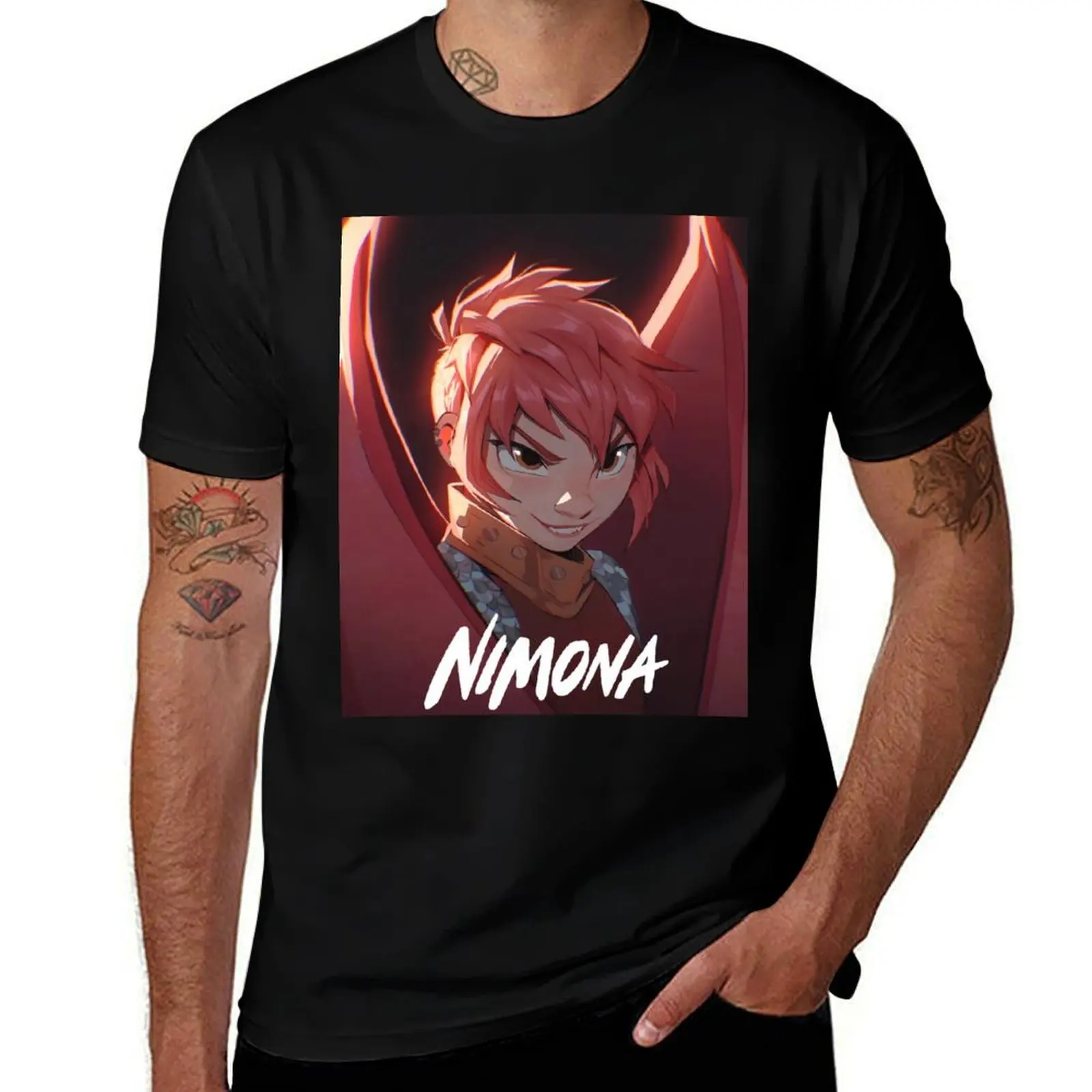 

nimona T-Shirt t shirt man luxury funny t shirts man mens graphic t shirts T-Shirt