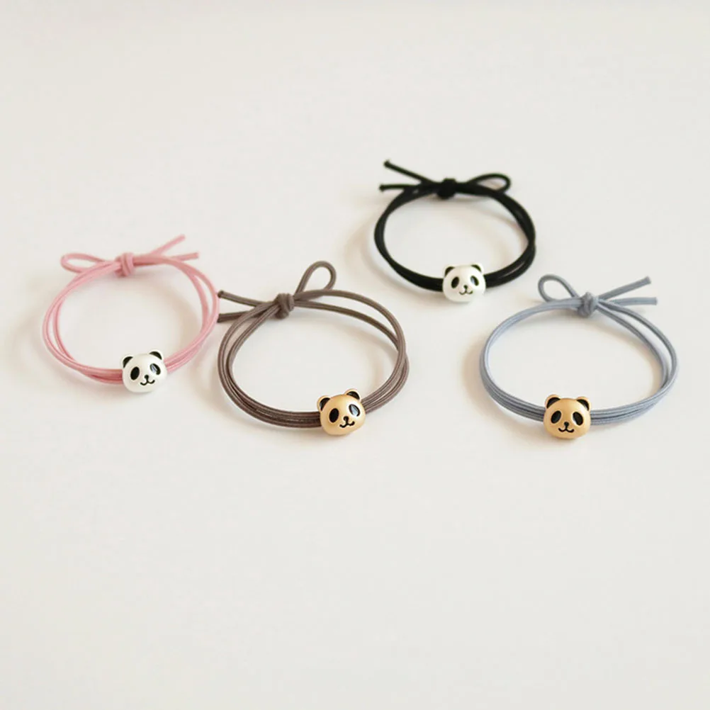 

10Pcs Panda Design Loose Beads DIY Craft Supplies Necklace Bracelet Hair Rope Spacer Jewelry Making Accessories