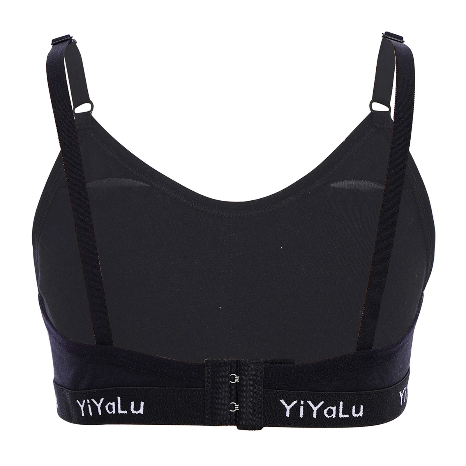 Kids Girls Underwear Letter Print Elastic Hem Underwear Adjustable Straps Vest Pads Teenage Puberty Tanks Tops
