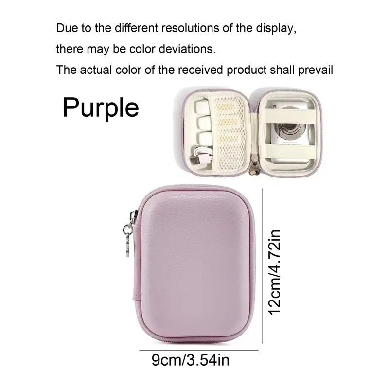 1pc Headphone Data Storage Bag, Cable Storage Bag, Zipper Bag, Mini CCD Camera Storage Box, Protective Cover, Camera Bag