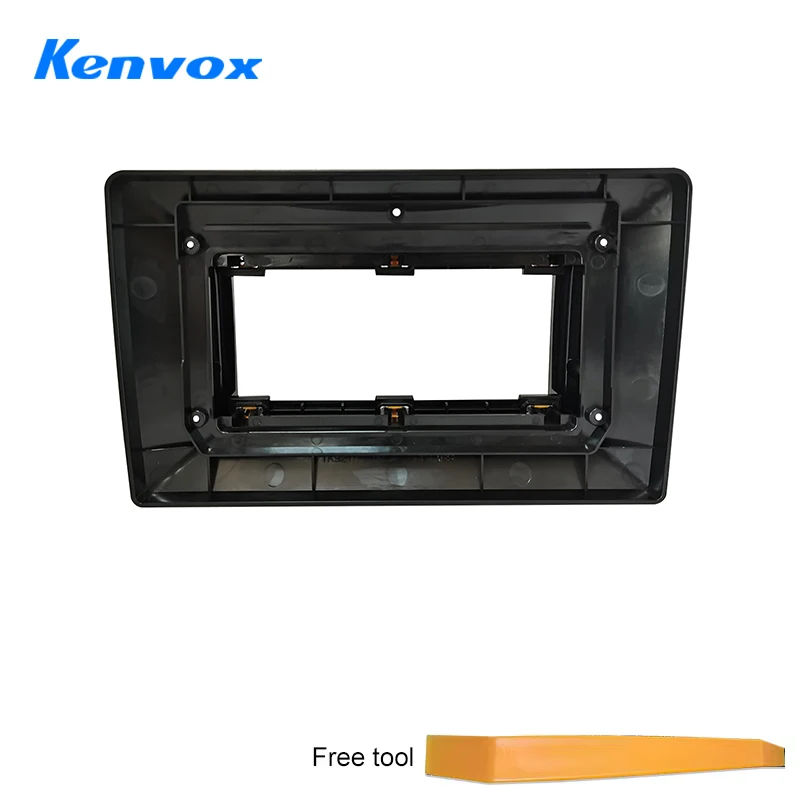 9 Inch Car Fascia Frame Adapter Android Radio Audio Dash Fitting Panel Kit wire harness adapter For Fiat 500L 2012 2017