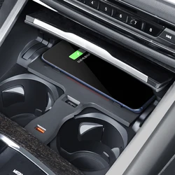 15W Car wireless charger wireless phone charger fast charger charging holder for BMW 3 4 Series G20 G21 G22 G28 2019-2022