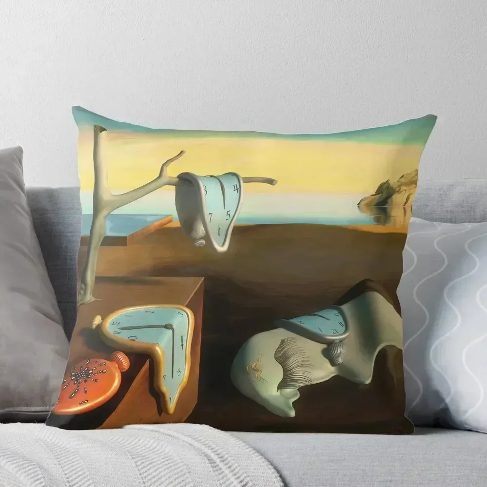 

Persistence of Memory Throw Pillow Sofa Decorative Covers Custom Cushion Luxury Room Decorative Cushions pillow