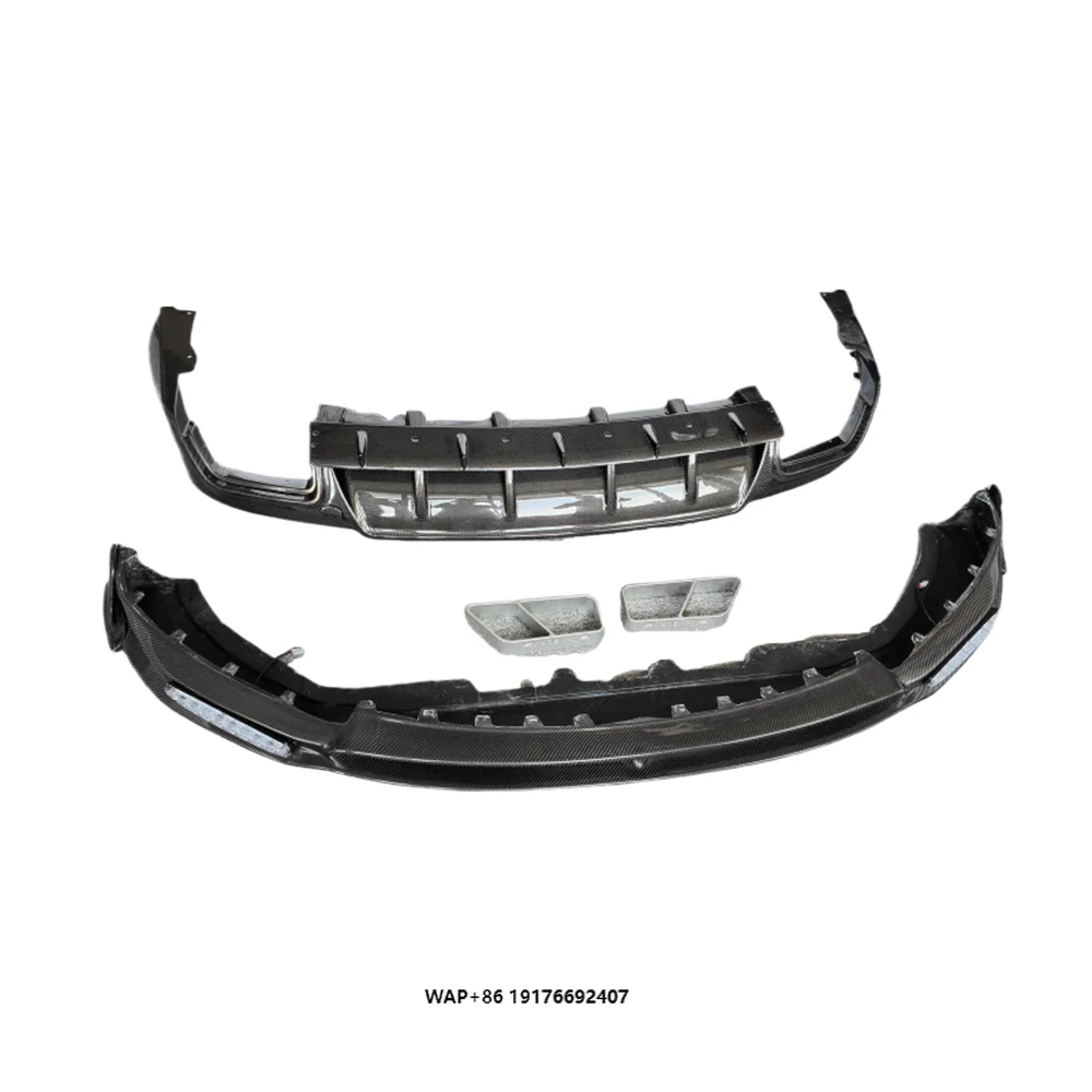 

ForMaserati Levante Genuine Carbon Fiber Body Kit M-Style Front Lip and Rear Diffuser Product