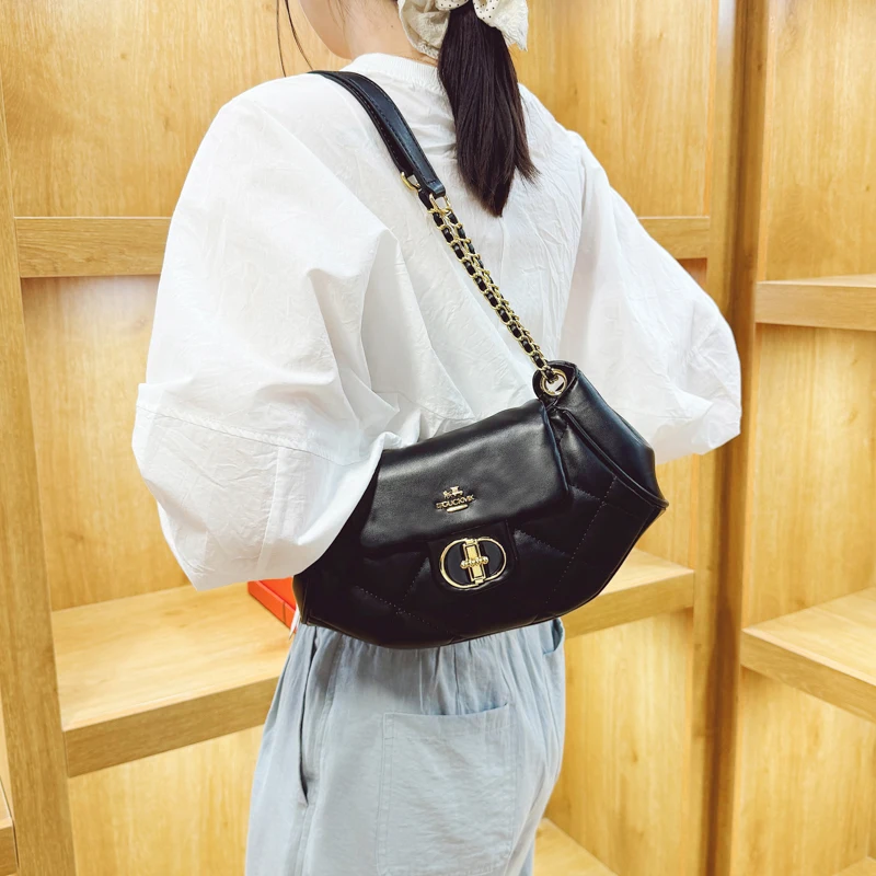 

Elegant Women's Designer Leather Shoulder Bag Luxury Classic Crossbody Tote Handbag For Everyday Outfits