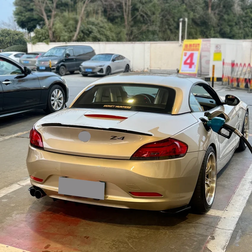 لسيارات BMW 2009-2016 Z4 E89 قابلة للتحويل كوبيه ألياف الكربون غطاء صندوق السيارة الخلفي أجنحة سبويلر للسيارة FRP ضبط الملحقات الخارجية
