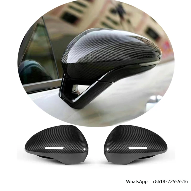 

daCar Exterior Accessories for Panamera Dry Carbon Fiber Side Mirror Cover for 2024 Porsche Panamera 976 Rearview Mirror Cover
