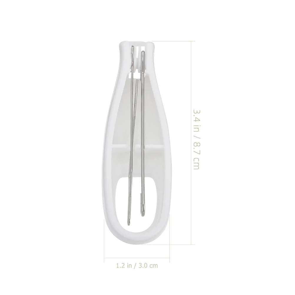 

2 Pcs Hook Shirt Tool White Dressing Aid Puller Clothes Wearing Convenient Coat Grip Helper Helper Accessirt Zipper