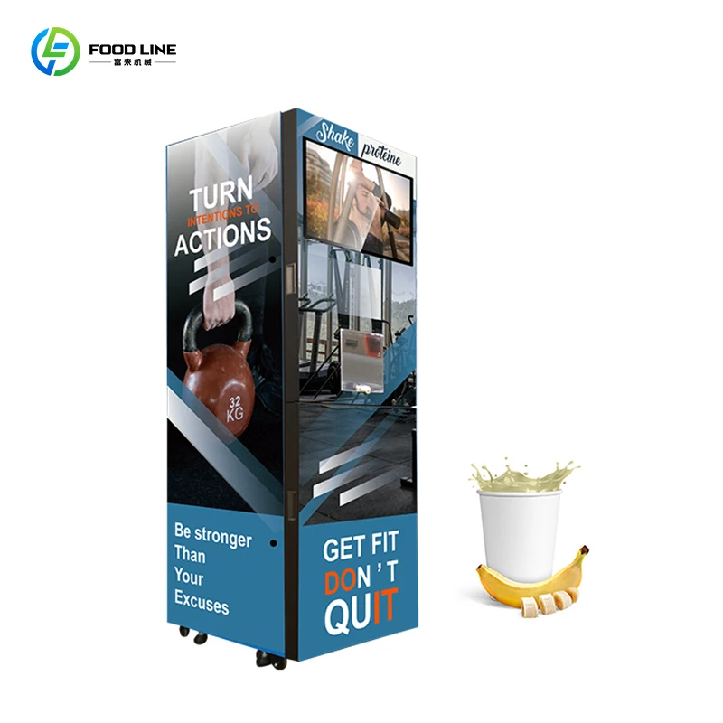 Customized size High-speed protein shake vending machine for gyms