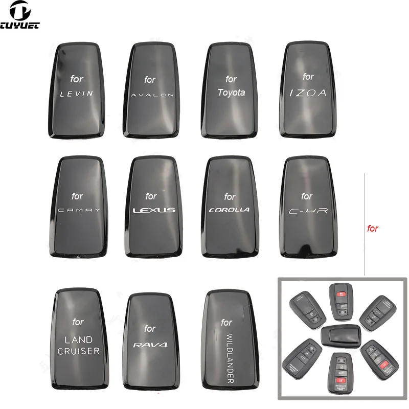 Rear Cover for Toyota Camry RAV4  Land Cruiser Corolla Camry Lexus Levin  Prius CHR Smart Remote Key Shell Back Cover Shell