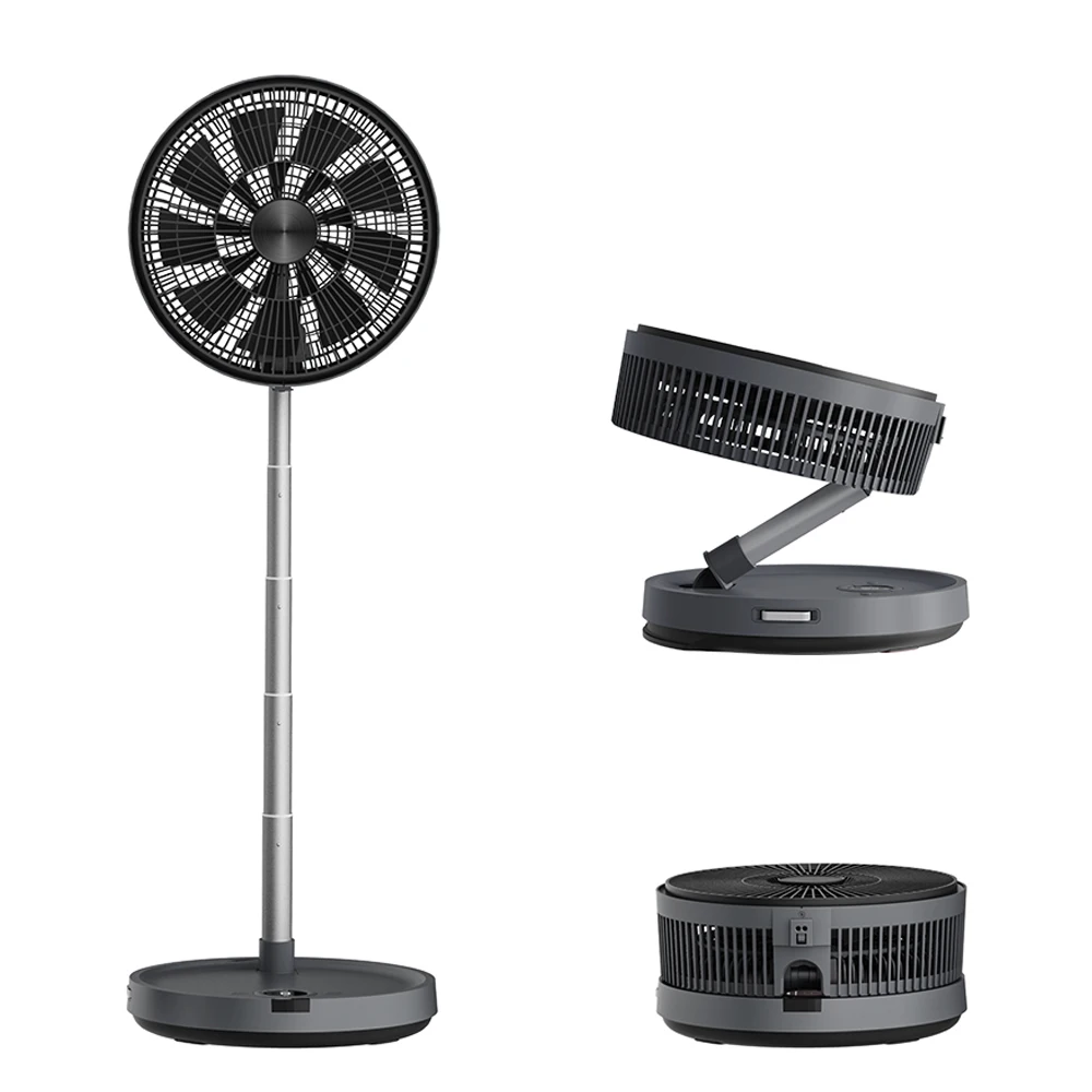 Adjustable Intelligent Smart Floor Fan Creative Design Stand Air Cooler Fan Remote Controlled Electric Fan for Bedroom