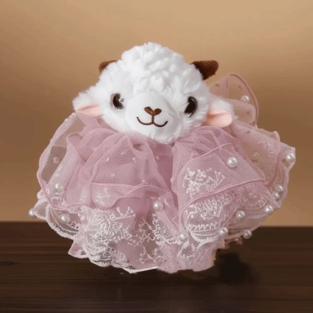 DIY Handmade Small Pet Dress Faux Pearl Soft Mesh Lace Pet Skirt Adjustable Fit Cute Holiday Pet Apparel Small Animal Fans