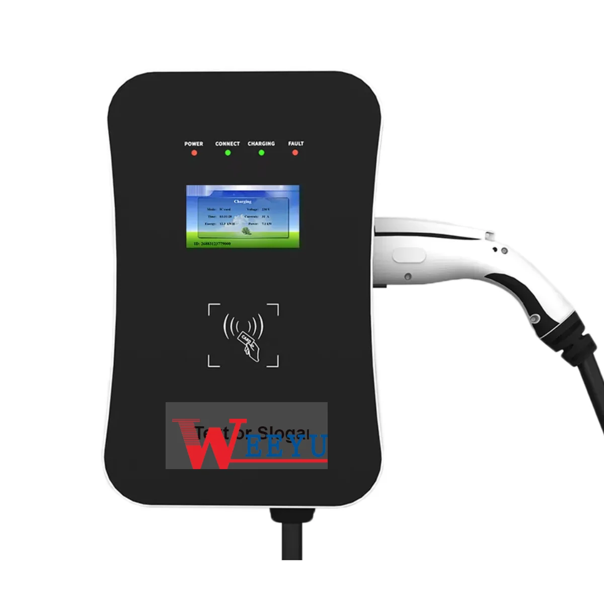 AC 7kW Wall-mounted EV Charging Station Type 2 for Electric Vehicle Charger