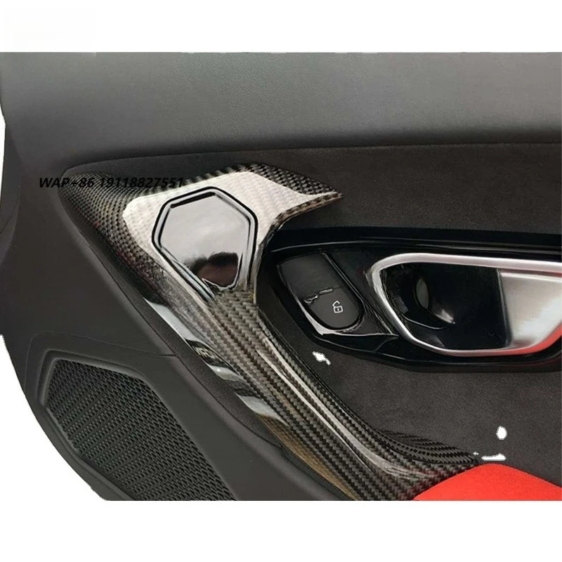 

Carbon Fiber Door Handle Covers for Huracan LP610 LP580 EVO Door Handle Cover Replacement Parts