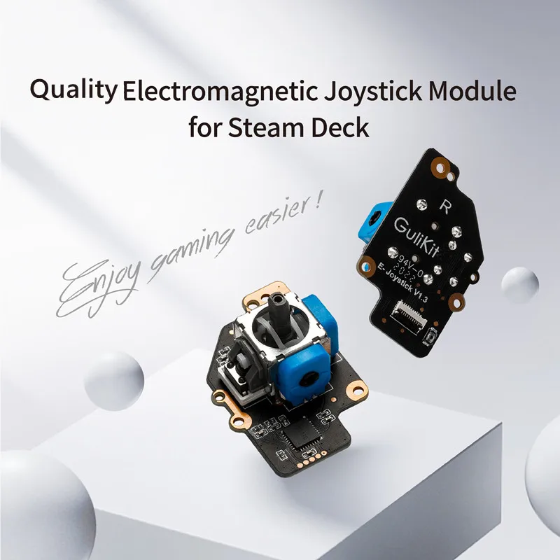 2PCS Electronic Joystick Module for Steam Deck No Drifting Replacement Rocker Joystick for Steam Deck Repair Accessories