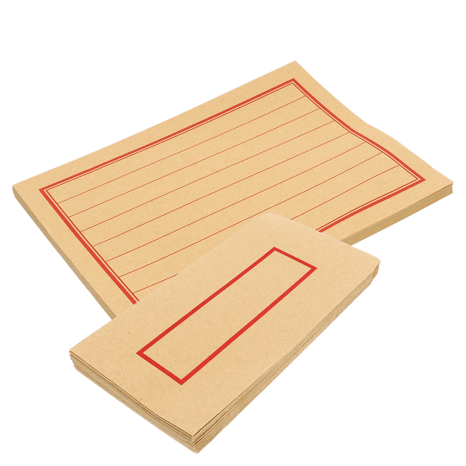 1Set Writing Paper Envelope Set Chinese Style 50 Letter Sheets 50 Envelopes for Thank You Cards Greetings Calligraphy Notes