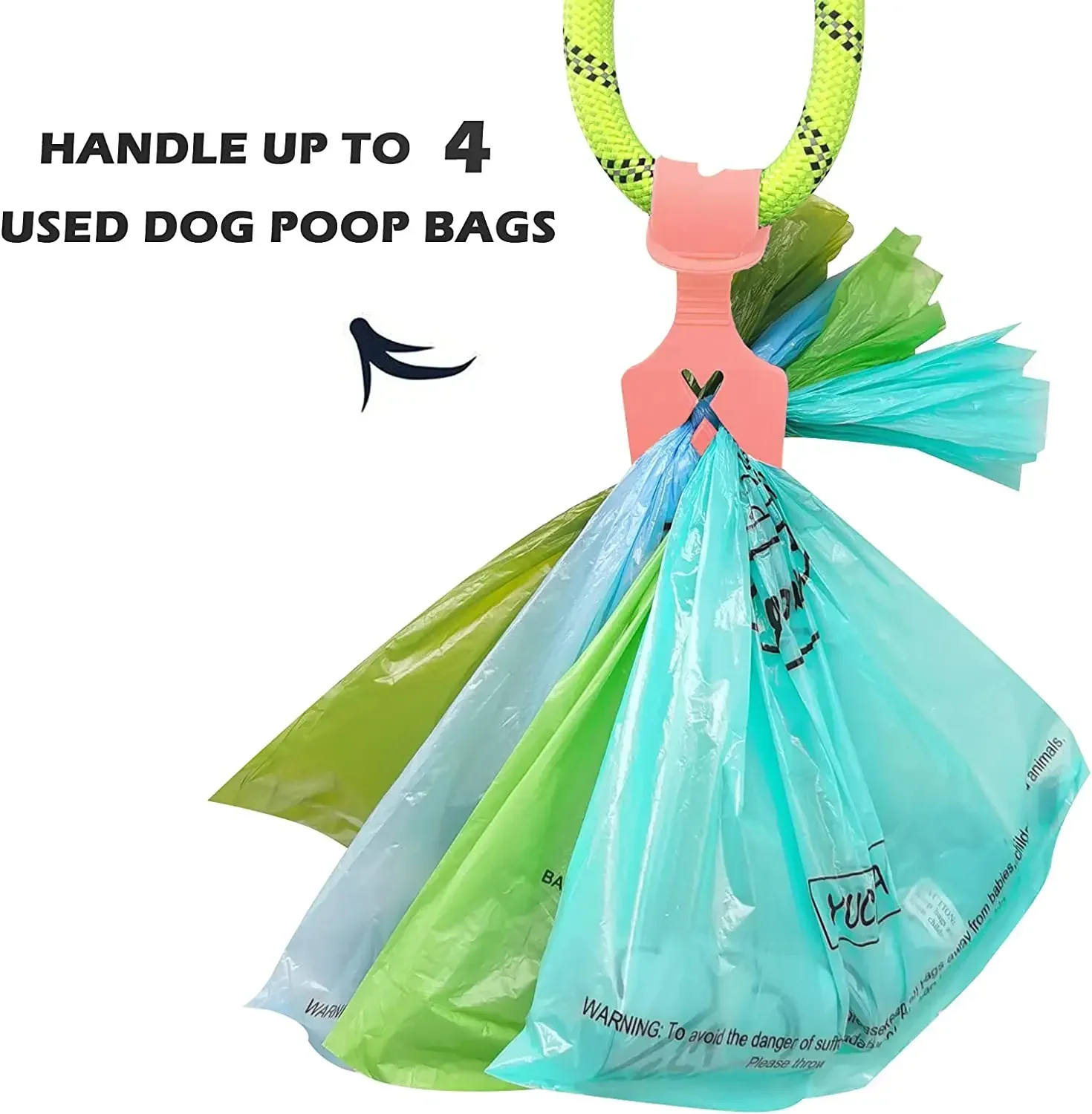 New Silicone Dog Poop Bag Holder  Pet Garbage Bag Clip Hands-free Clip Dog Cleaning Supplies Dog Poop Bag Dispenser