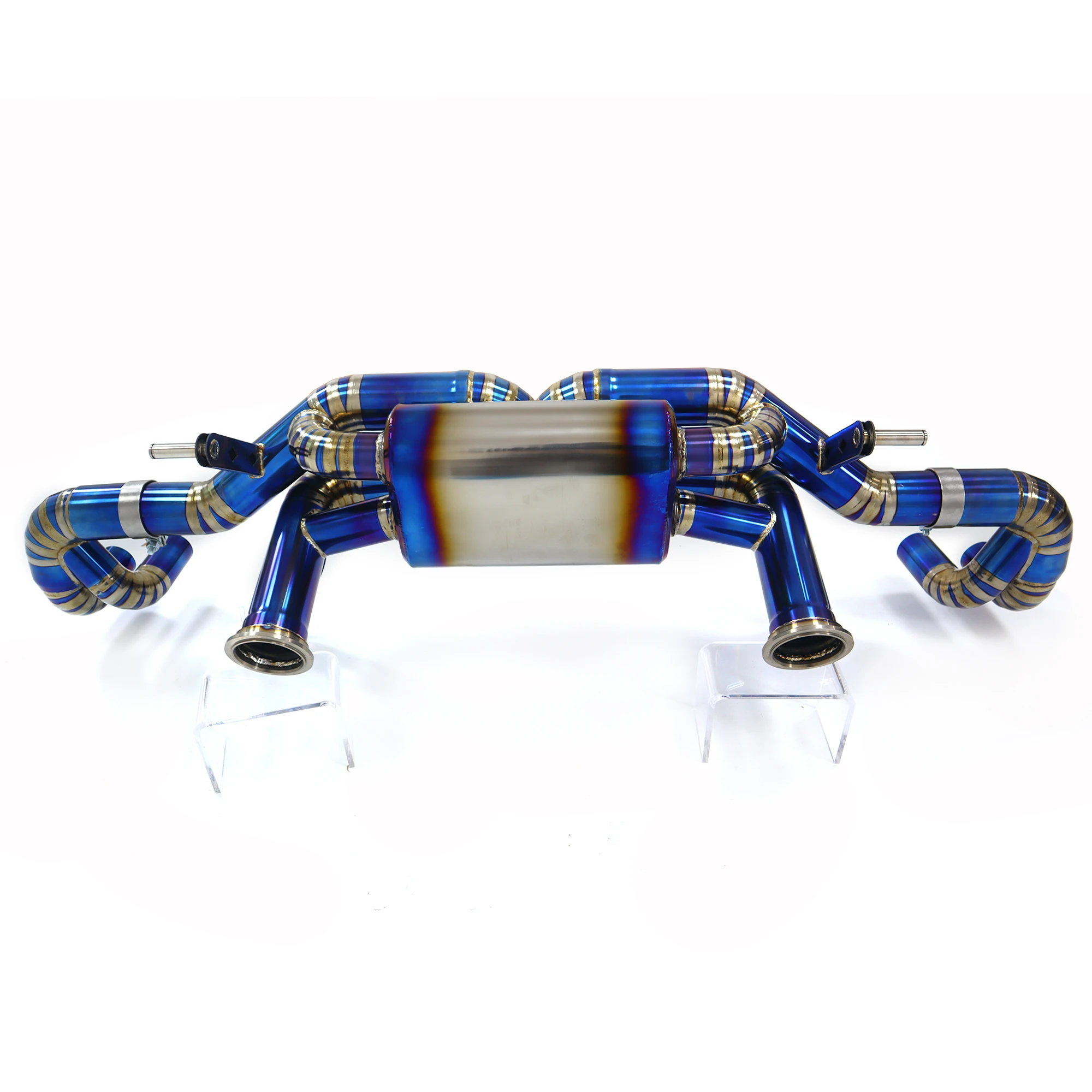 

OUCHI Titanium Alloy For Lamborghini Gallardo LP550 560 570 Catback Exhaust Pipe Muffler With Valve Auto Performance Parts