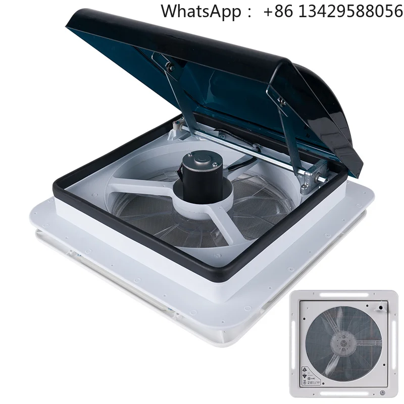 OEM Motor 14' 420mm UV Resistance 12VDC Roof Vent Caravan Fan for RV Motorhome Manual Control RV Roof Vent Fan Caravan Fan