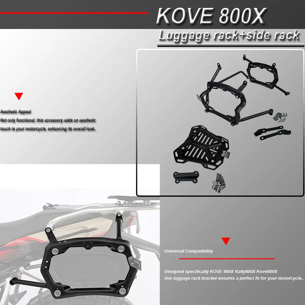 

For KOVE 800X Rally800X Kove800X Special Tailstock Luggage Rack Installed Side box installation bracket