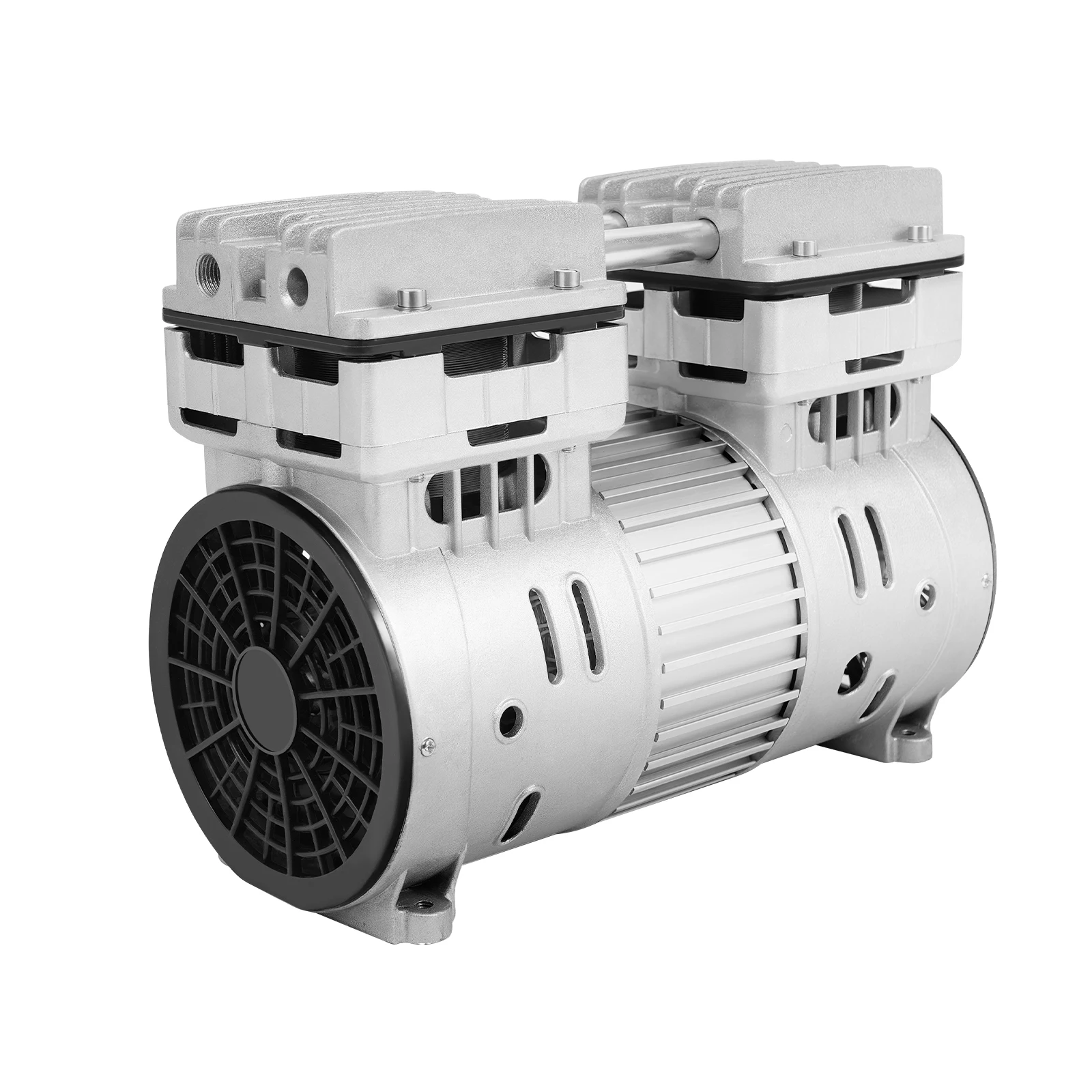 750 W/1 PS ölfreier Luftkompressor mit großem Lüfter, Aluminium, 8 bar, 1400 U/min, 125 l/min, Kupfermotor für medizinische Kompressoren