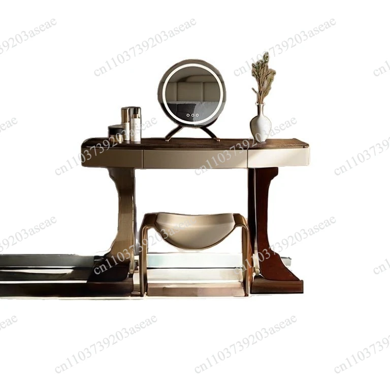 Light luxury dressing stool Modern simple shoe changing stool Living room sofa stool Italian chair