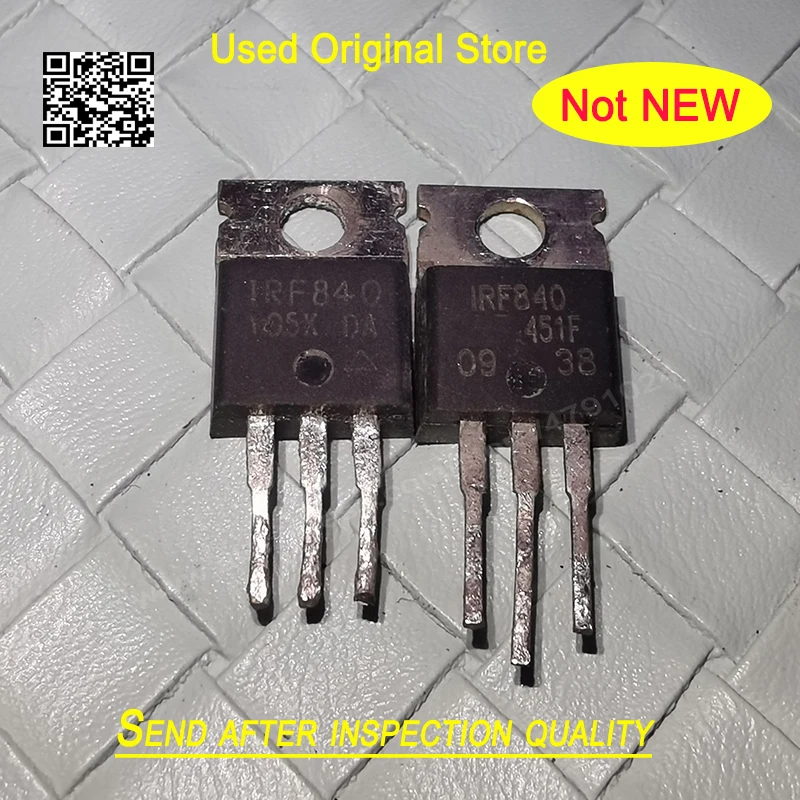 Used 10pcs/lot IRF840 IRF840PBF IRF840A IRF840B 8A 500V TO-220 MOSFET