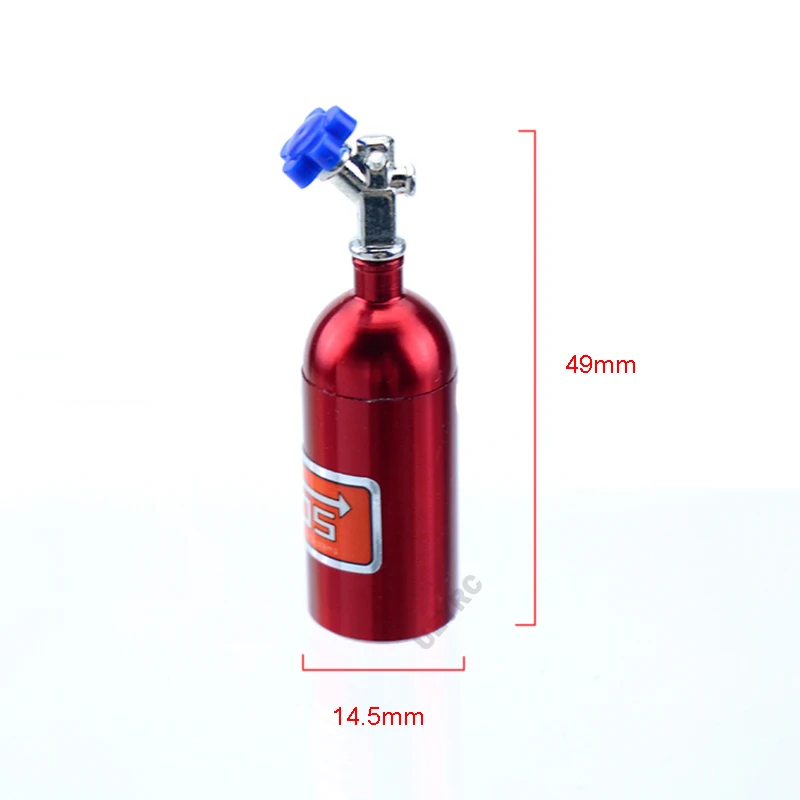 Metal Simulation NOS Nitrogen Bottle Model for 1/10 RC Crawler Car Traxxas TRX4 Defender Axial SCX10 II 90046 RC4WD Yikong 40082