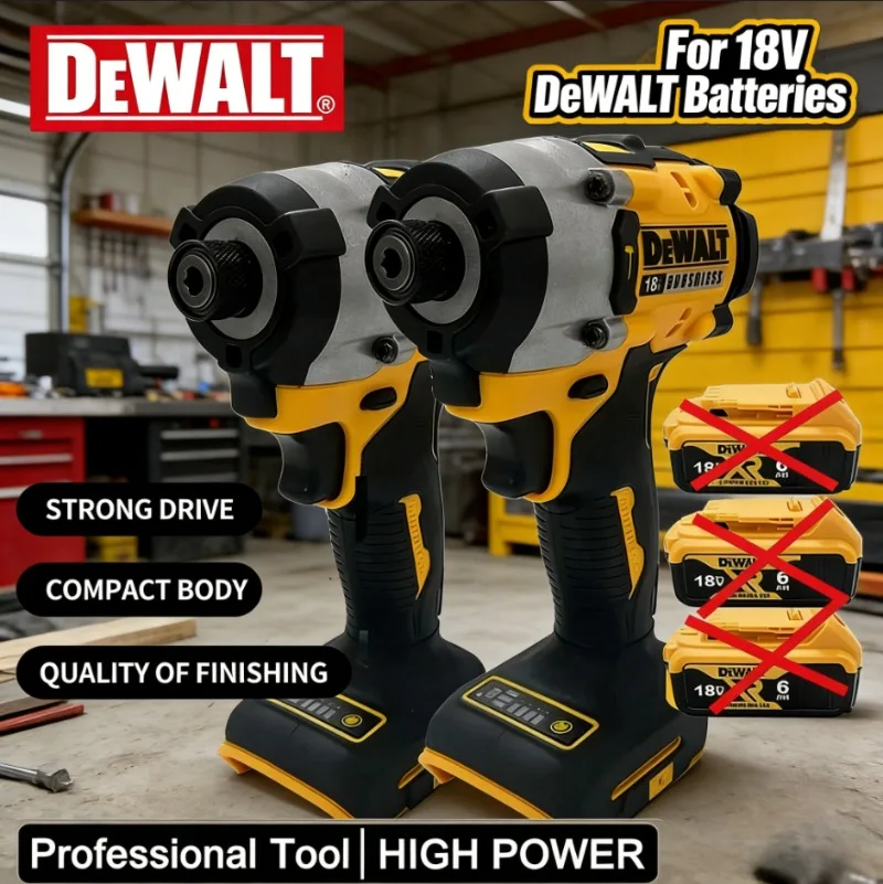 

Аккумуляторная компактная дрель-шуруповерт Dewalt DCF860, бесщеточная, электрическая, перезаряжаемая, улучшенная версия электроинструмента