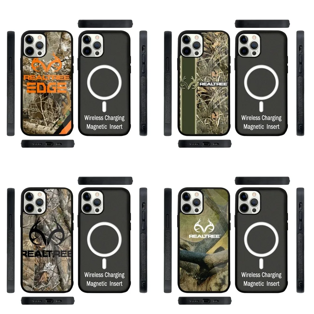 Realtree Real Tree Camo  Phone Case Strong Magnetic For IPhone 16,15,14,13,Pro,Max,Plus,11,12,Mini For Magsafe Wireless Charging