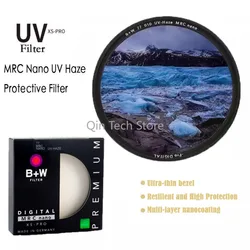 B + W filtro UV ultrafino MRC Nano UV Haze, filtro protector para lente de cámara de 49, 52m, 55mm, 58mm, 62mm, 67mm, 72mm, 77mm, 82mm