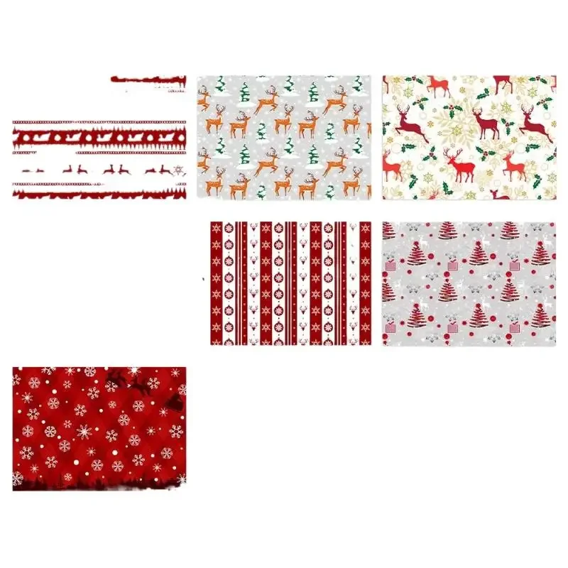 1 ورقة من 19.68 × 27.56 بوصة ورق تغليف هدايا عيد الميلاد يمكن أن يكون ورق تغليف ذاتي الصنع مناسب لقضاء عطلة عيد الميلاد
