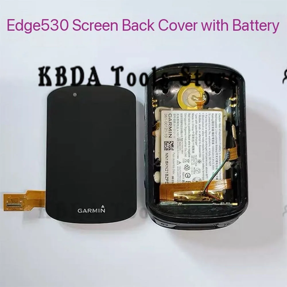 Suitable for GARMIN edge530 code meter screen display back cover housing bottom case with battery button