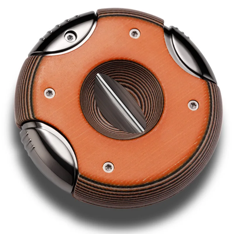 قاطعة السيجار ذات الشفرة المزدوجة | خيارات القطع والدائرية على شكل حرف V | تصميم محمول وحاد #5