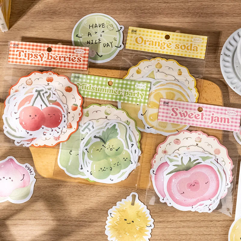 

8packs/LOT Yummy Orchard series cute lovely retro decorative paper memo pad