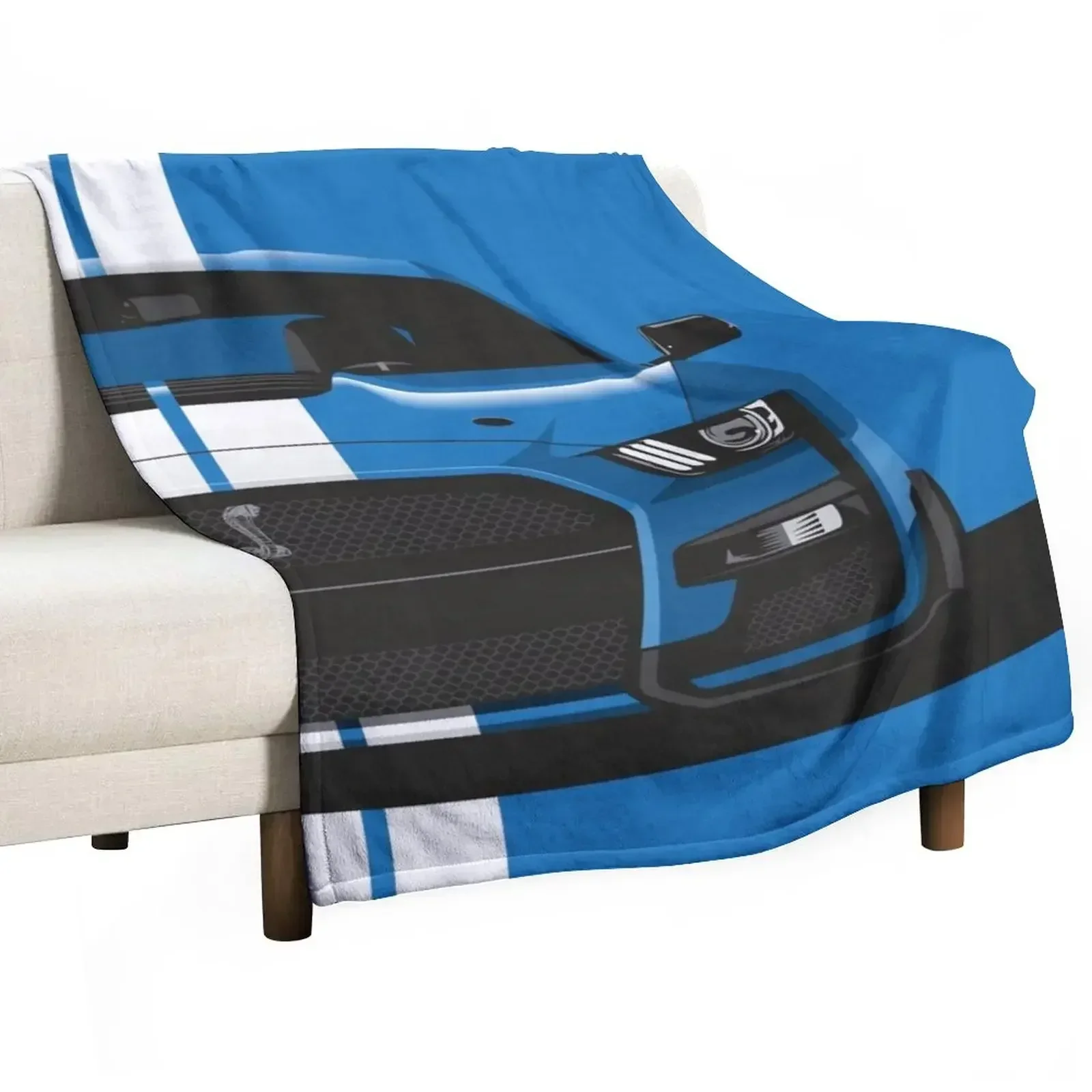 Shelby GT 500 Throw Blanket Decoratives christmas gifts Blankets